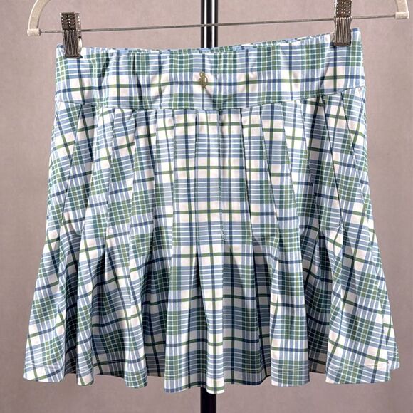 SMITH & QUINN Gwen Sport Plaid Pleated 15" Skort - Picture 8 of 12
